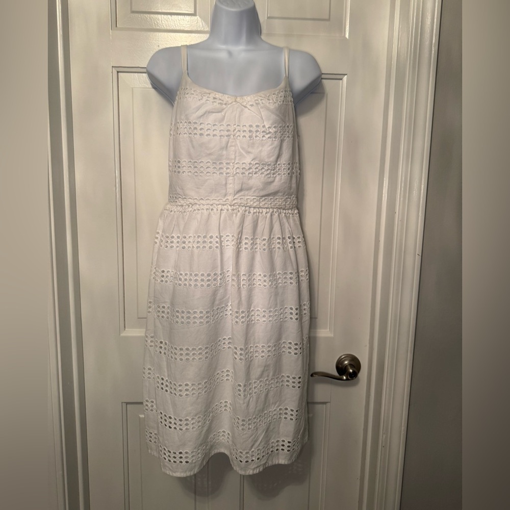 Studio West Cream Eyelet Midi Dress